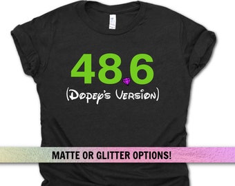 Dopey Run 2024 Shirt, 48.6 Version, Magical Running