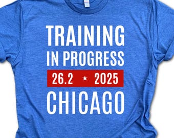 Chicago Running Shirt, Marathon Training Tee
