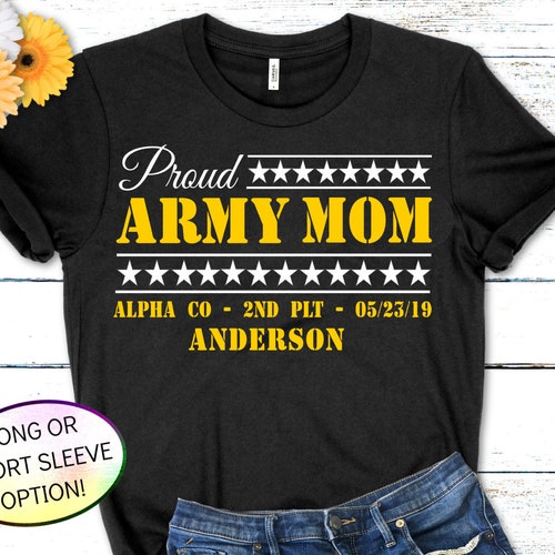 Custom Army Boot Camp Shirt Army Family Army Family Day Shirt Army Boot Camp Graduation Shirt Proud Army Mom Shirt Proud Army Dad Shirt