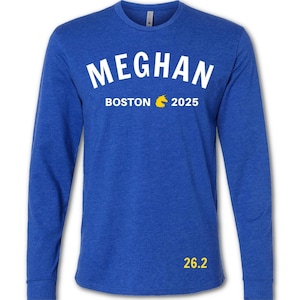 Personalized BOSTON Running Shirt, Custom BOSTON Name Shirt, Boston Running Shirt with Name, Boston Running Apparel, Marathon Training Shirt
