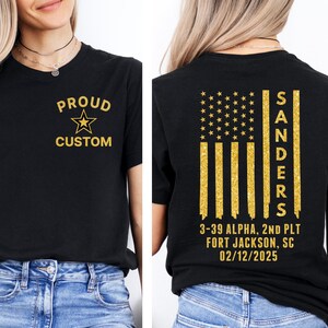 Grundlegendes Training Abschluss Shirt, Glitzer Bootcamp Abschluss Shirt, Benutzerdefinierte Armee Familie Tag Shirts, Militär Bootcamp Abschluss Shirt, ROTC