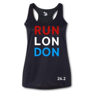 2025 London Running Singlet, RUN LON DON Marathon Tank, Run London, Marathon Training Tank