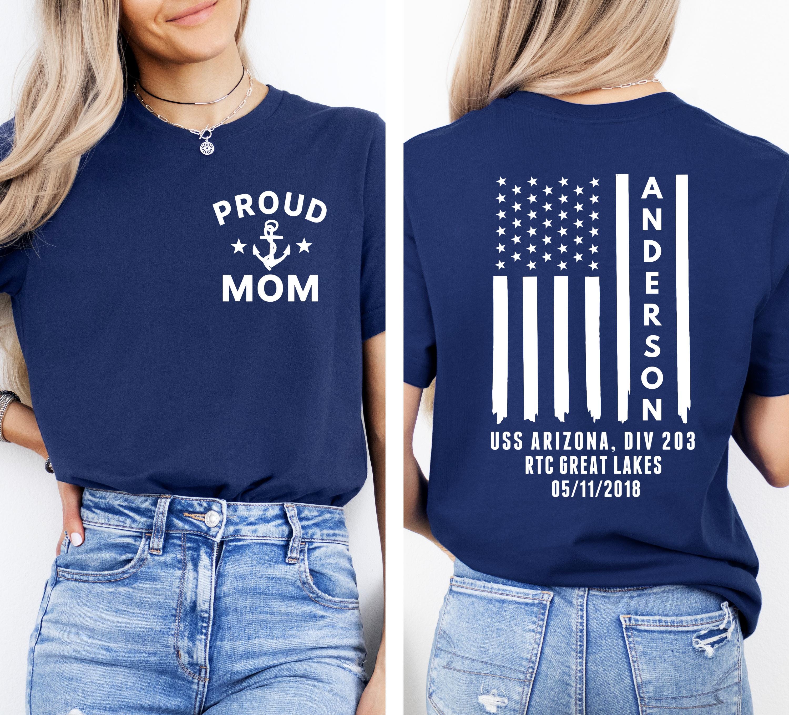 Personalized Boot Camp Graduation shirt, Custom PIR Shirt, Family Bootcamp Graduation shirt with Ship, Division and PIR Date, Navy ROTC