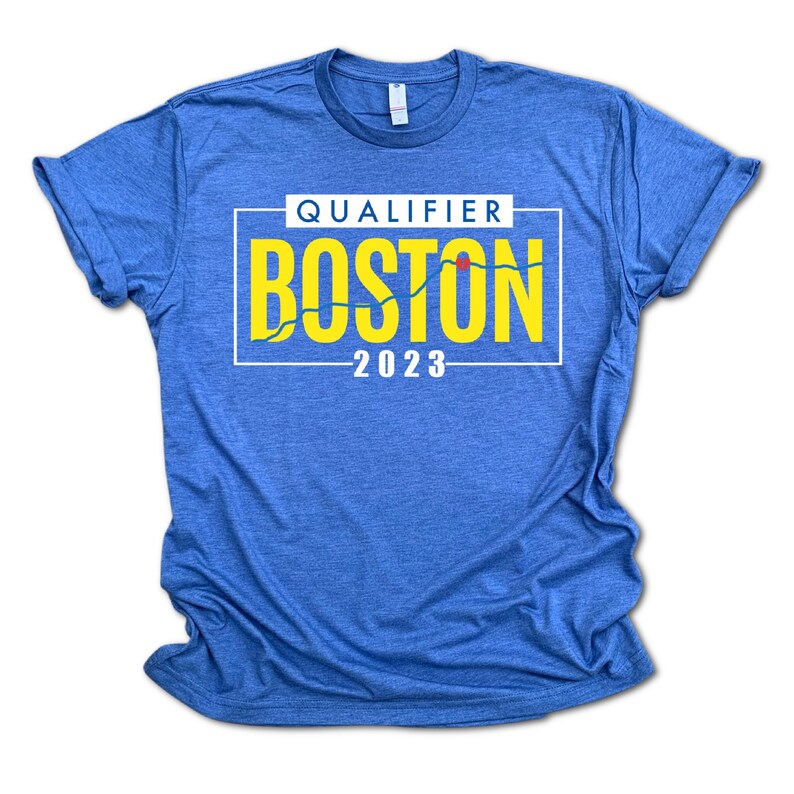 Boston Qualifier 2023 Shirt BQ 2023 Shirt Marathon Map Etsy