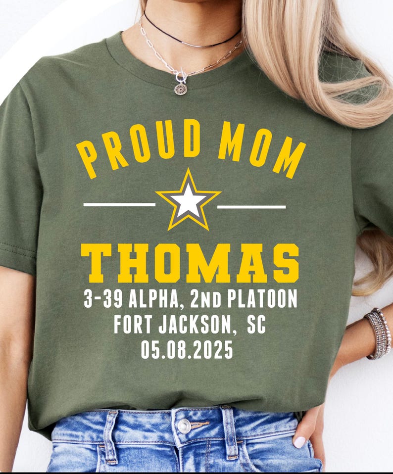 Boot Camp Graduation Shirt, Personalized Bootcamp Family Day Shirt, Custom Bootcamp Graduation Shirts, Army Bootcamp Graduation Shirts, ROTC image 2