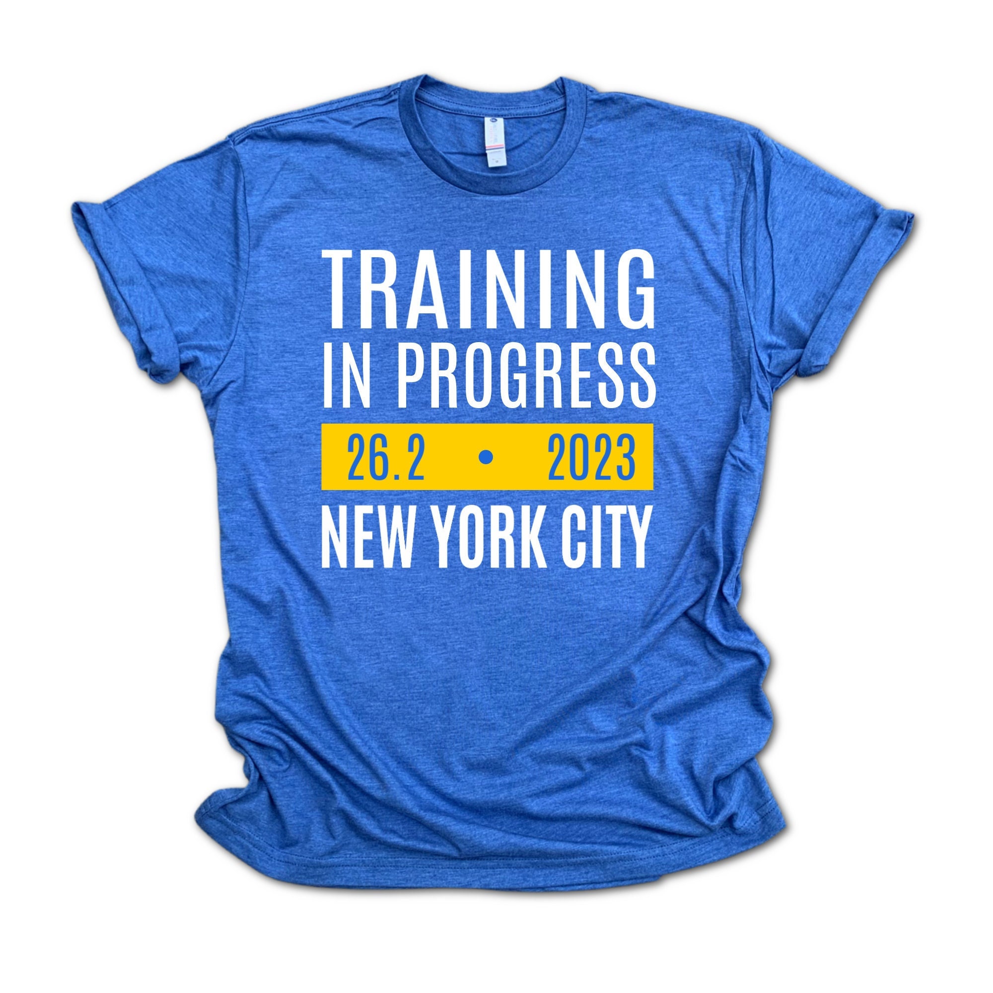 Discover N€W York City Running Shirt, 2023 TRAINING in PROGRESS N€W York City, Marathon Training Shirt, Team Running Shirt, NYC Running Shirt