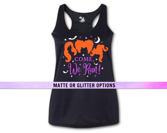 Halloween Half Marathon Running Tank, Sanderson Sisters, DriFIT Performance