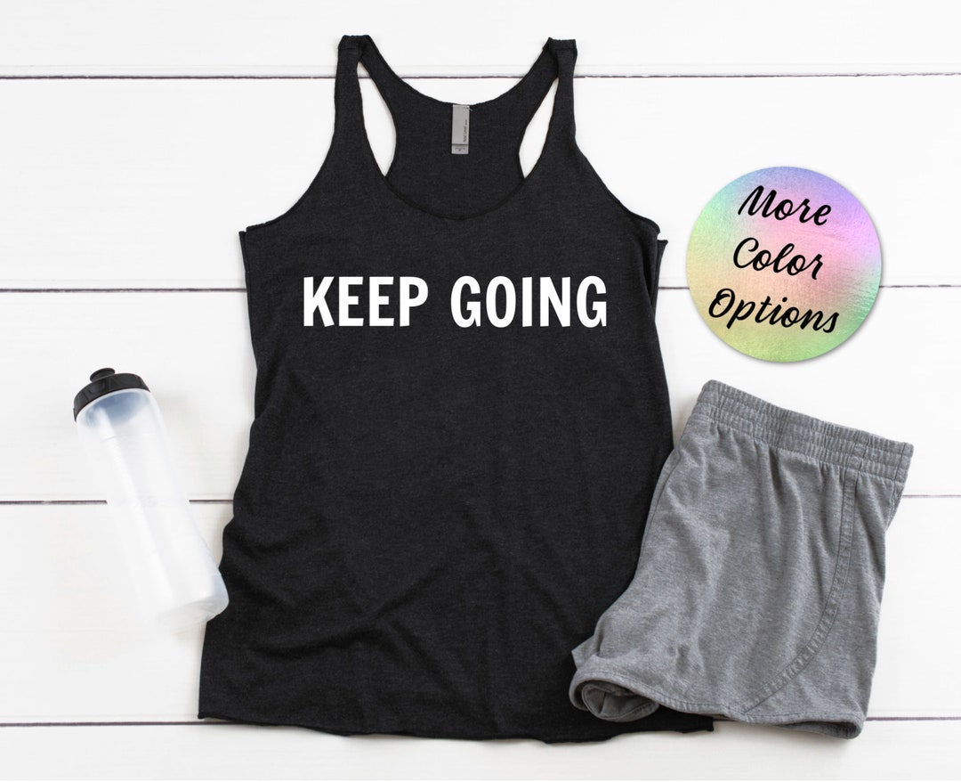 KEEP GOING Running Shirt Motivational Running Tank Group - Etsy