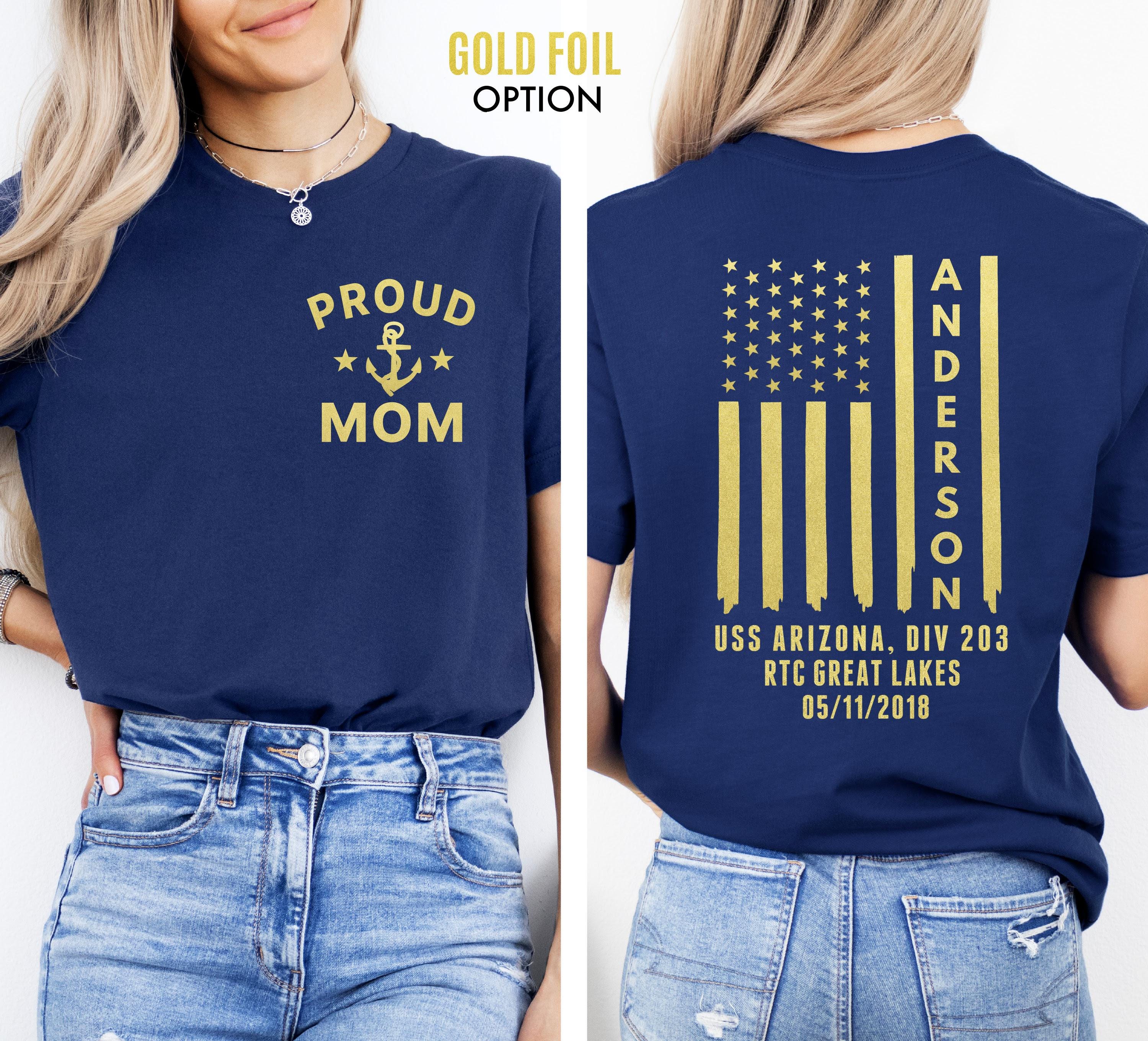 Personalized Boot Camp Graduation shirt, Custom PIR Shirt, Family Bootcamp Graduation shirt with Ship, Division and PIR Date, Navy ROTC