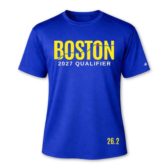 Boston Qualifier Shirt, Run Boston 2027, Marathon Training & Race