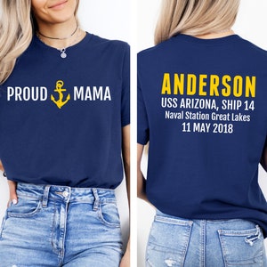 Personalized Boot Camp Graduation shirt, Custom PIR Shirt, Family Bootcamp Graduation shirts personalized with Ship, Division and PIR Date