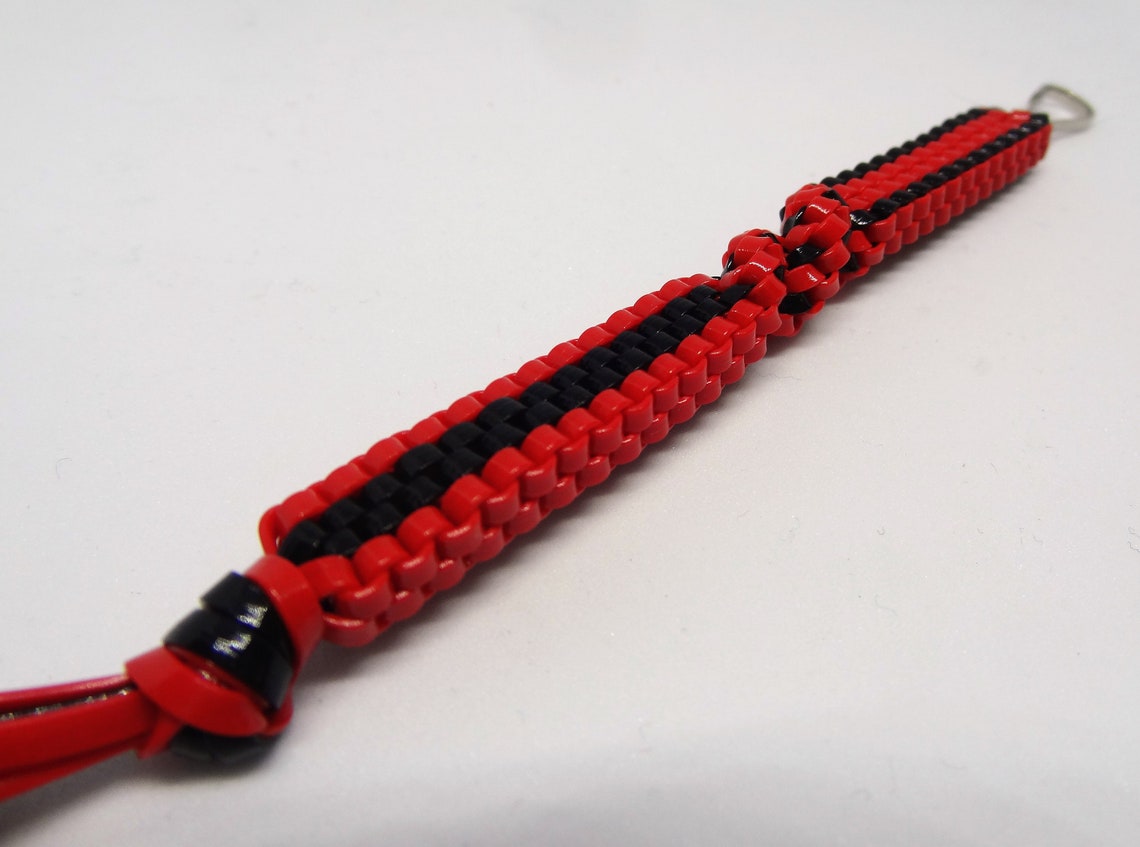 3 String Plastic Lace Keychain Etsy