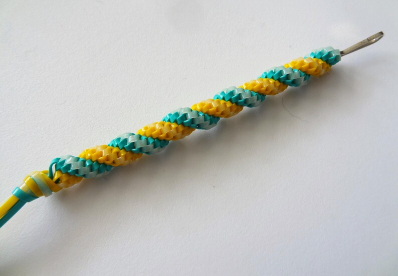 3 String Plastic Lace Keychain Etsy