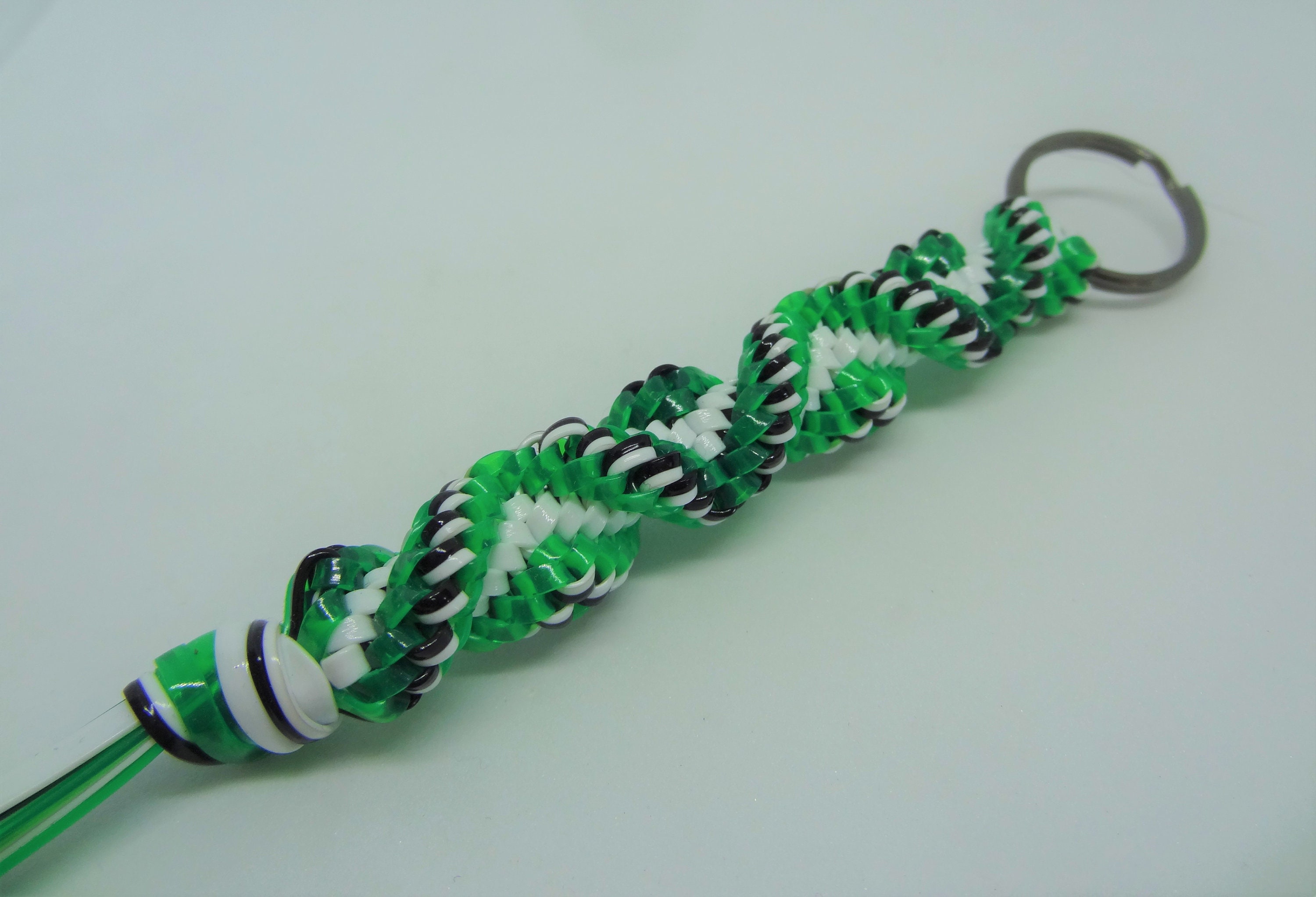 4 String Plastic Lace Keychain Etsy