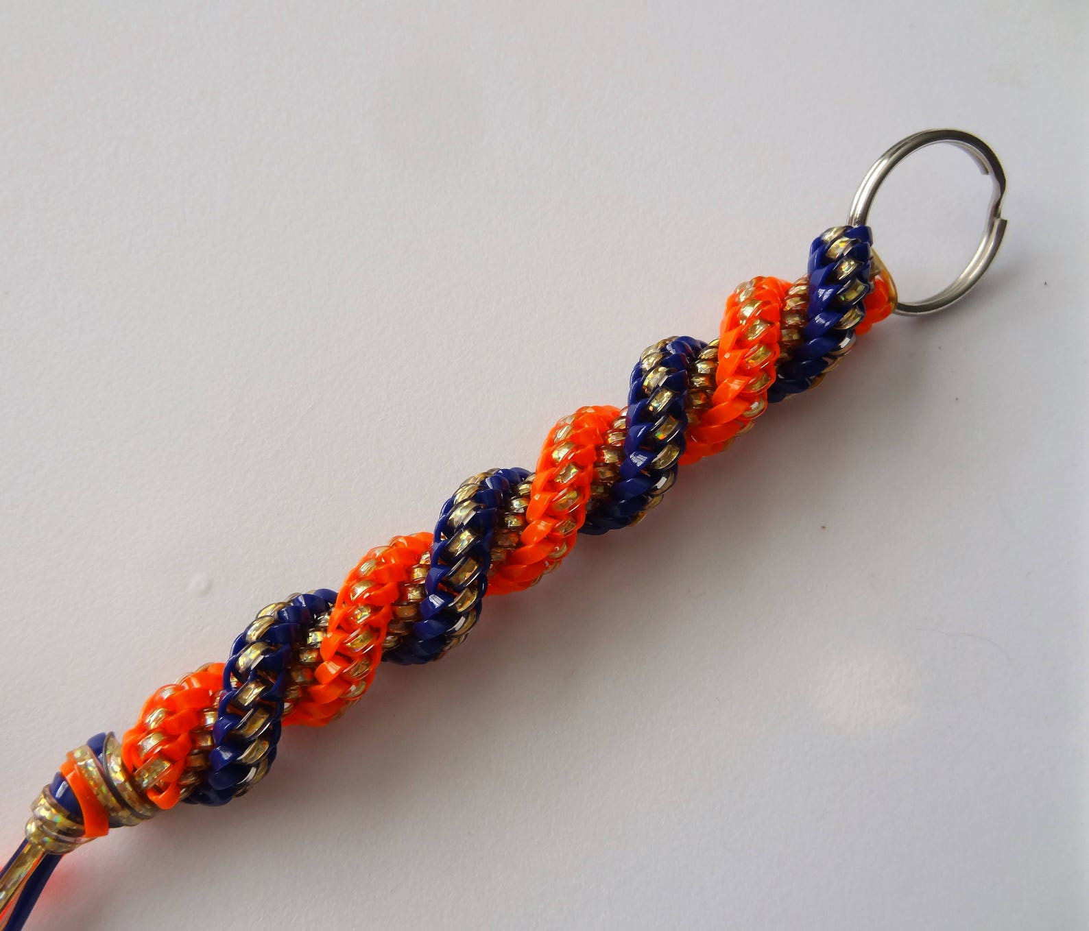 4 String Plastic Lace Keychain Etsy