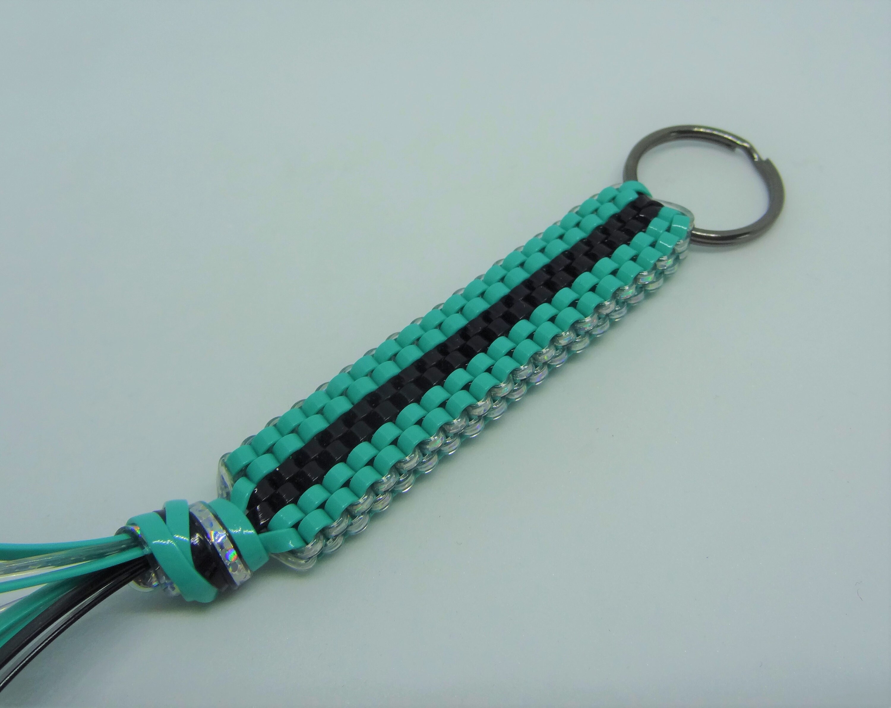 4 String Plastic Lace Keychain Etsy