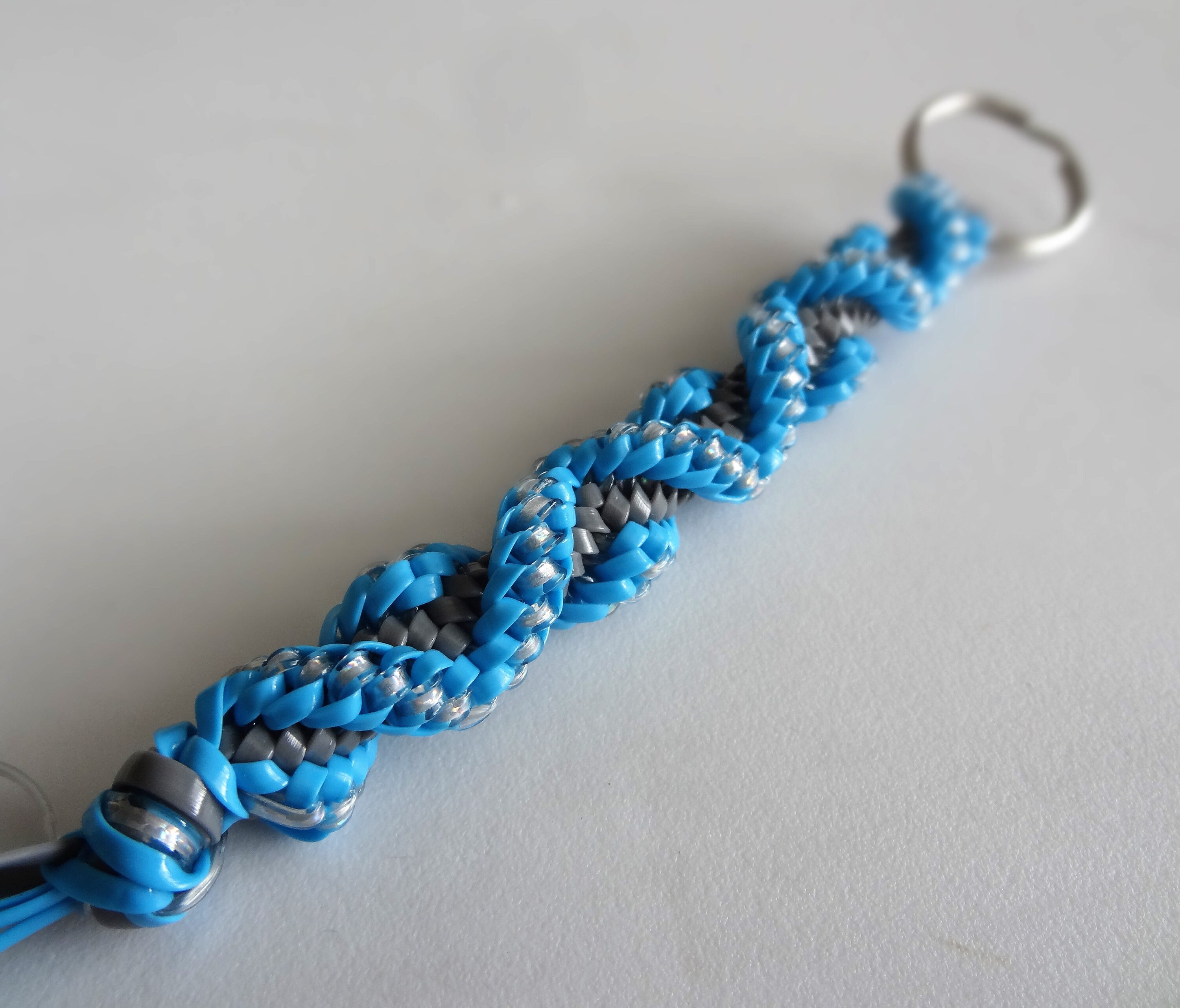 4 String Plastic Lace Keychain Etsy