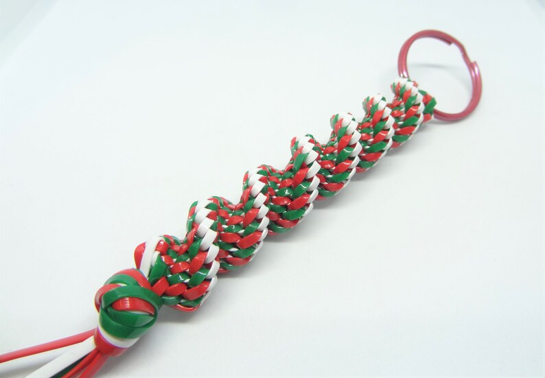 5 String Plastic Lace Keychain Etsy