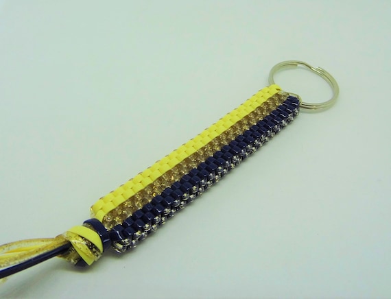 4 String Plastic Lace Keychain