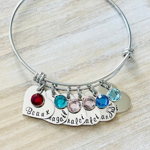 Gepersonaliseerde oma armband oma hart armband oma cadeau oma sieraden Nana armband aangepaste oma cadeau