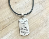 Lord Keep My Daddy Safe Mirror Hanger Handstamped Rearview Mirror Hanger Car Jewelry Dads Car Gift Police Office Gift Mirror Accessory Il_170x135