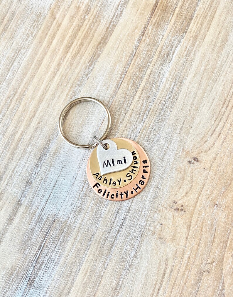 Mimi Keychain MOM Keychain New Mom Mother's Day Gift Etsy
