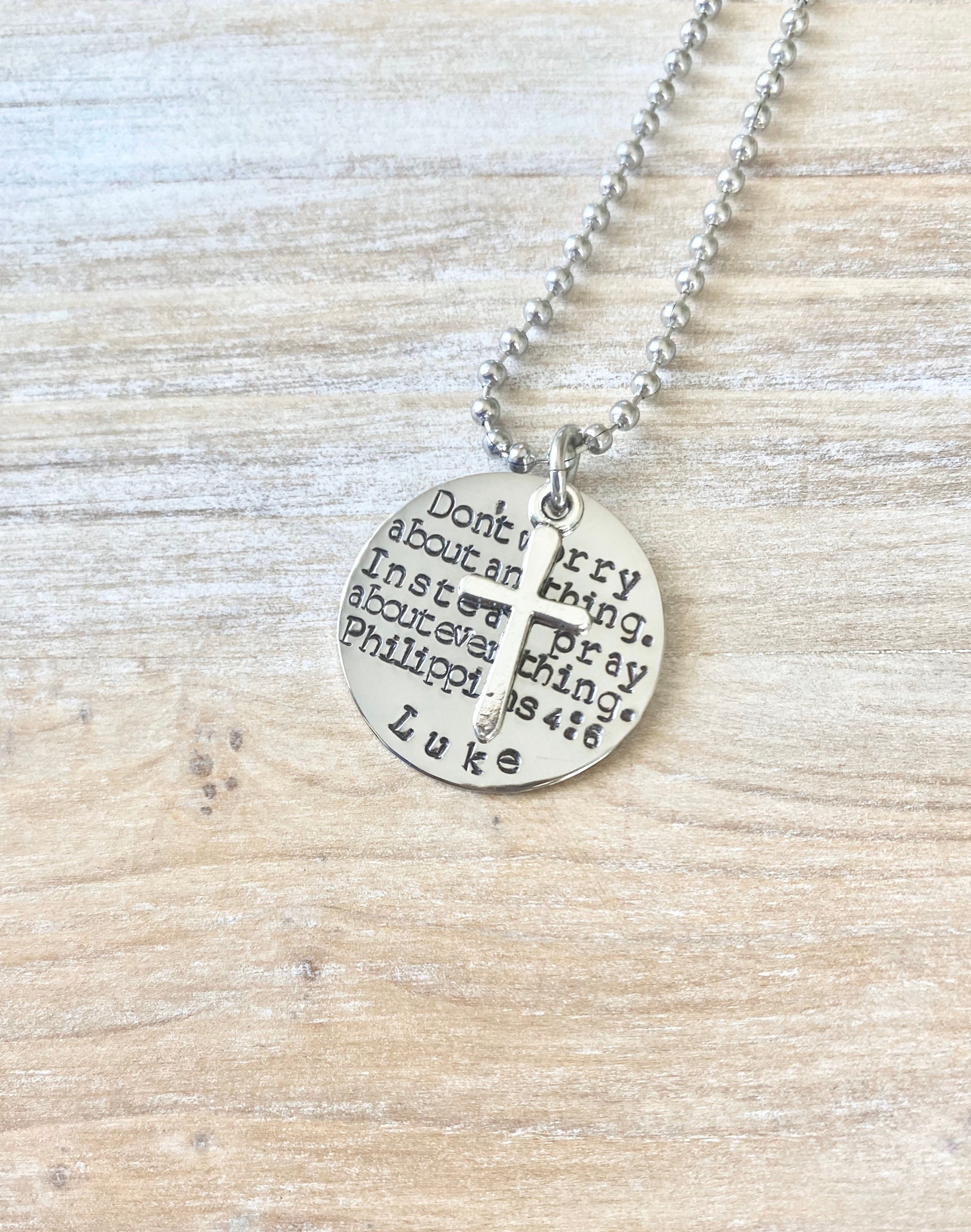Boys Necklace Boys Necklace Boys Jewelry Cross Necklace Etsy