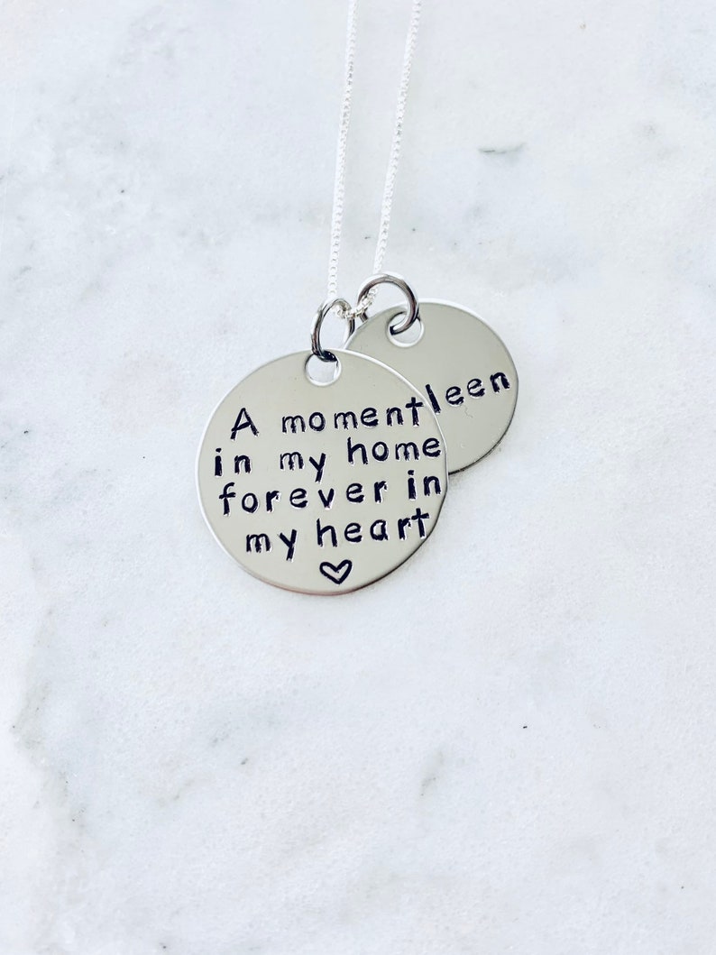 Foster Mom Gift Foster Mom Necklace Foster Gift Mom Gift Adoption Gift A Moment in My Home Foster Mom Jewelry Adoption Jewelry image 8