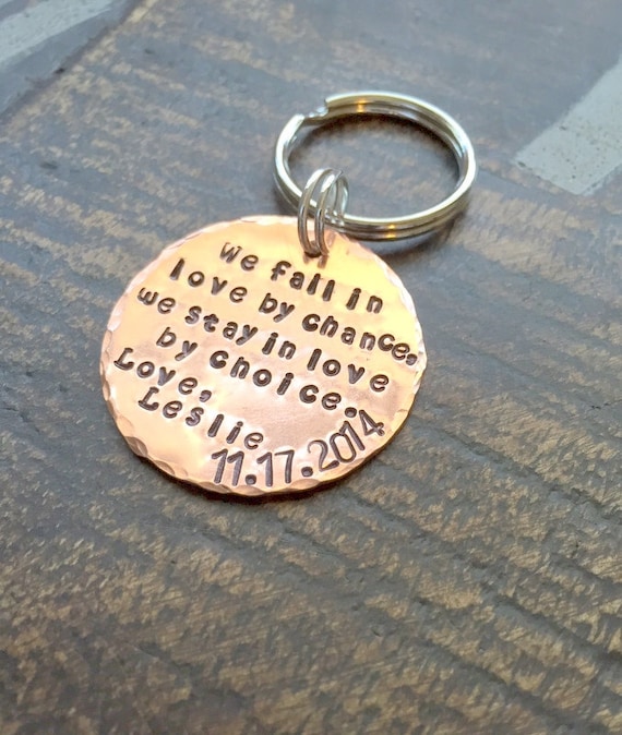 personalized keychain for husband