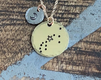 Sternzeichen Schmuck Gold Constellation Halskette Sternzeichen Halskette himmlischen Schmuck Fische Halskette Geschenk für ihr Sternzeichen-Geschenk-Fische-Schmuck