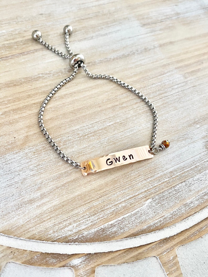 Birthday gift ideas for girl name jewelry Name bracelet silver personalized bolo bracelet Custom Baby name bracelet