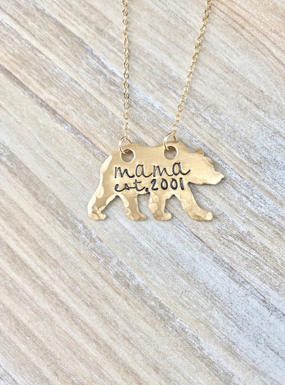 Etsy mama bear necklace discount