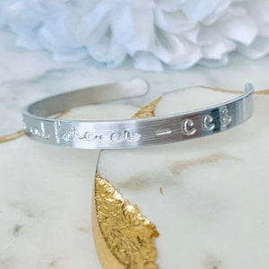 Your Own Text Bangle Customized Cuff Custom Bracelet Inspirational Gift Engraved Cuff Personalize Bracelet Custom Name Jewelry Mantra Bangle