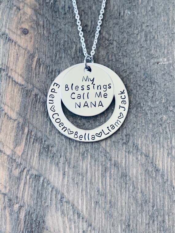 mothers day necklace for grandma