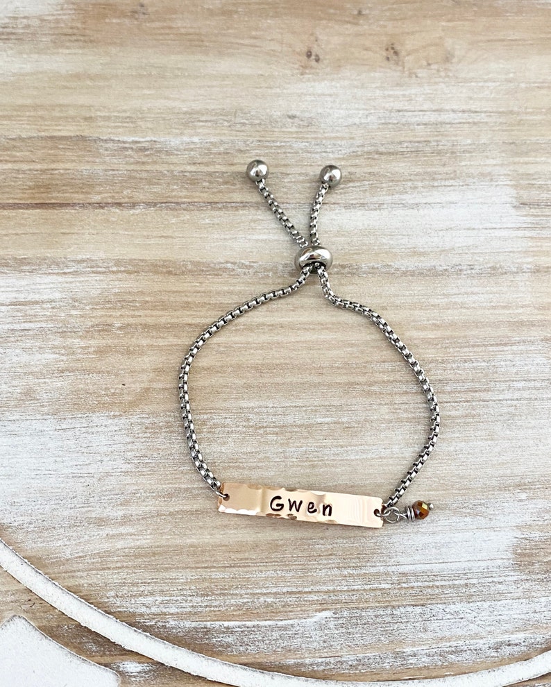 Birthday gift ideas for girl name jewelry Name bracelet silver personalized bolo bracelet Custom Baby name bracelet