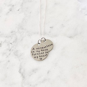 Foster Mom Gift Foster Mom Necklace Foster Gift Mom Gift Adoption Gift A Moment in My Home Foster Mom Jewelry Adoption Jewelry image 9