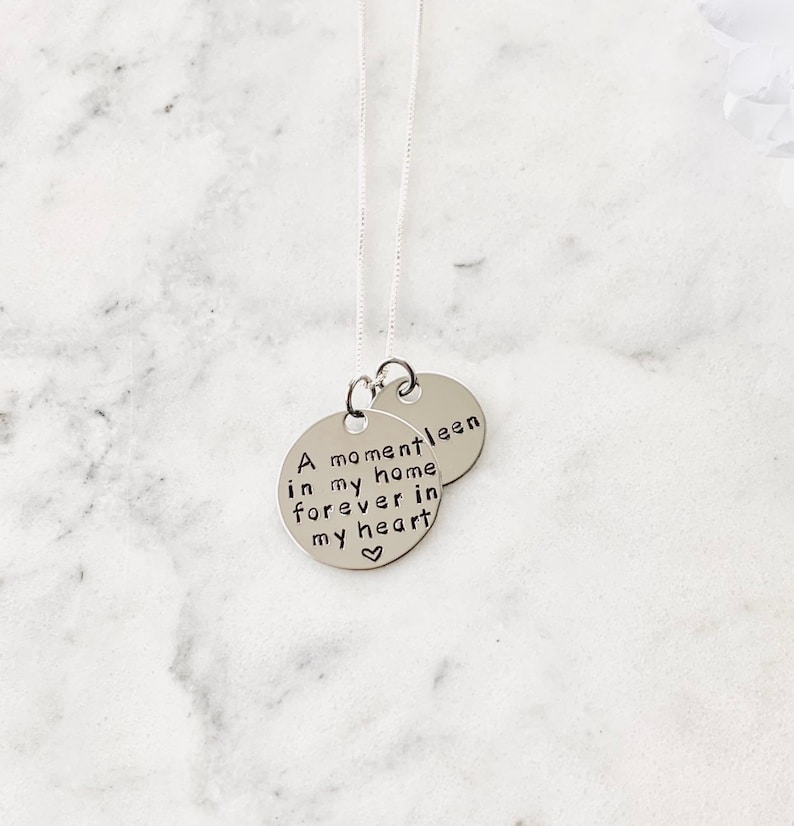 Foster Mom Gift Foster Mom Necklace Foster Gift Mom Gift Adoption Gift A Moment in My Home Foster Mom Jewelry Adoption Jewelry image 9