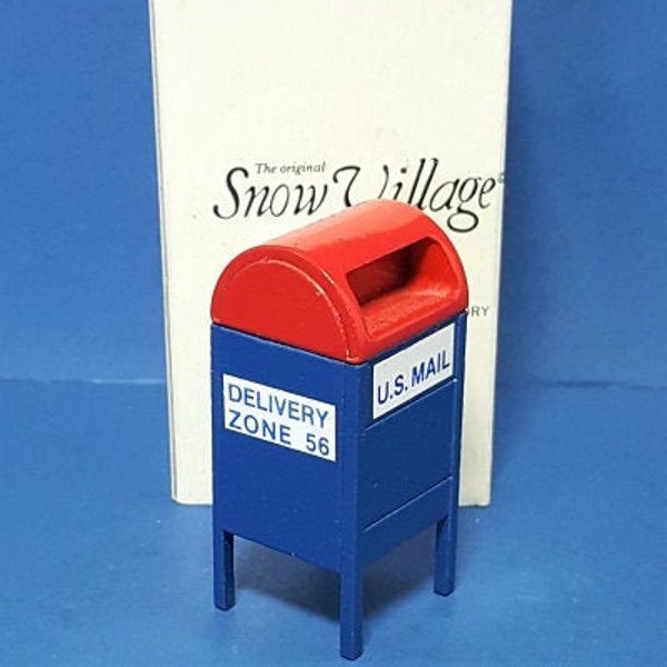 Department 56 "Mail Box" - Original Snow Village Accessory - Hard to Find! - Retired