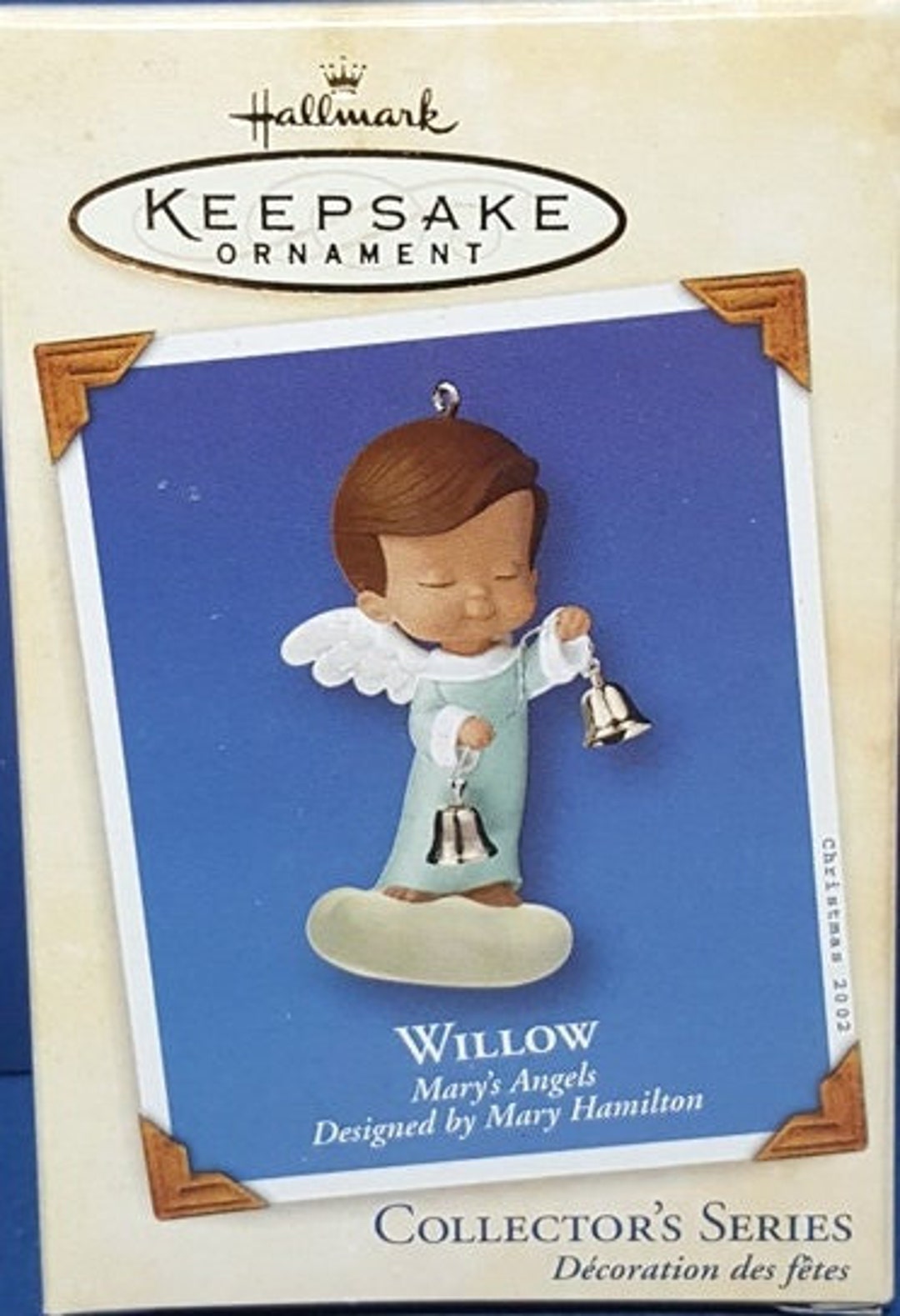 2002 willow Hallmark Mary's Angels Series Christmas Ornament Retired Etsy