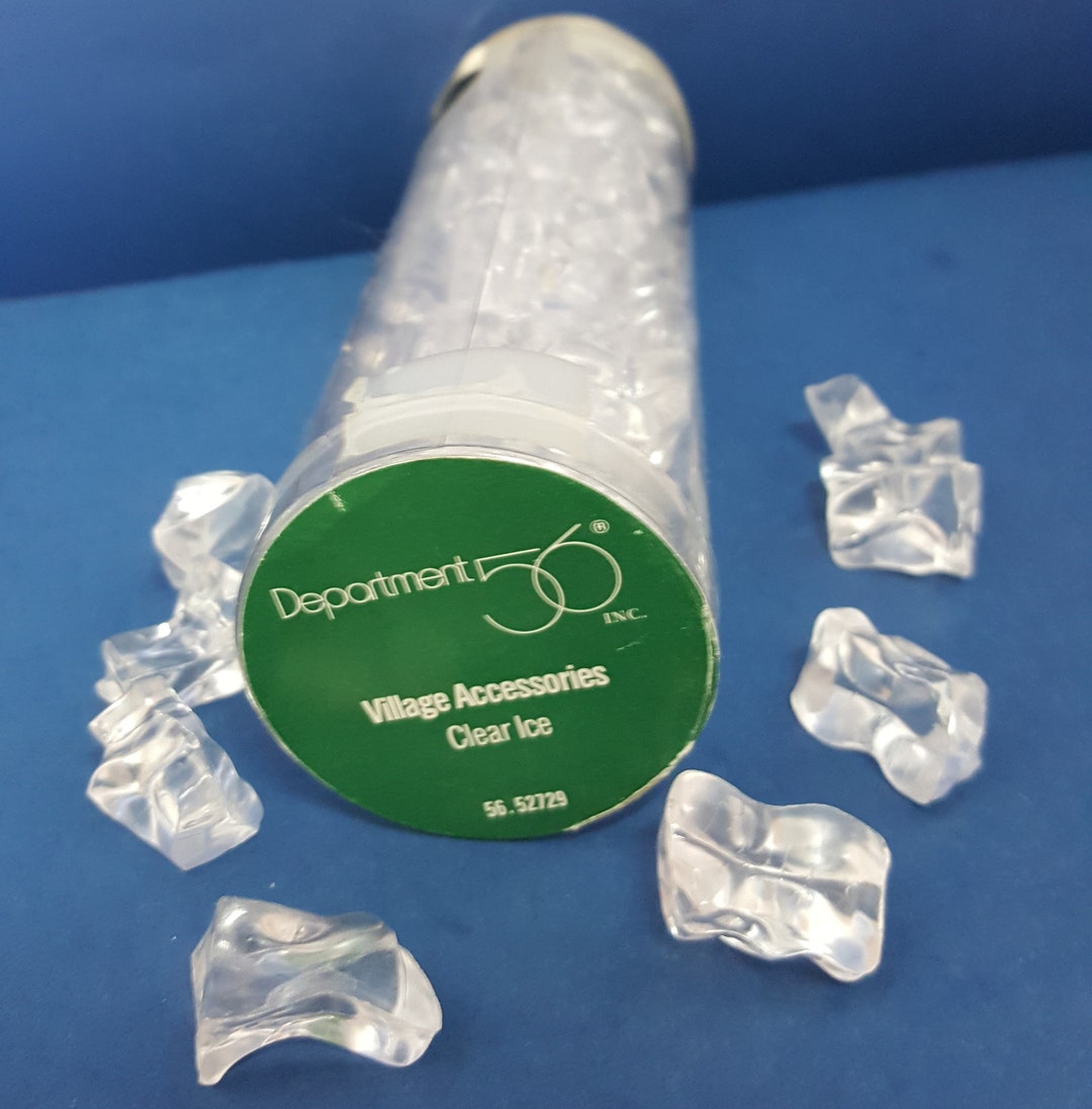 Department 56 clear Ice Cubes Village Accessories Retired Etsy