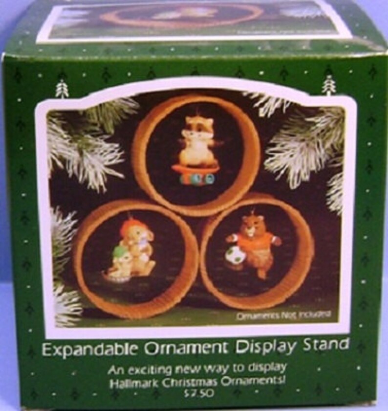 1985 Hallmark Expandable Ornament Display Stand Etsy