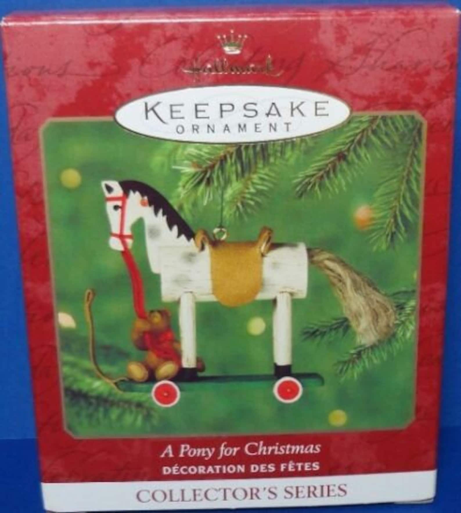 2000 A Pony for Christmas Hallmark Series Ornament Retired Etsy