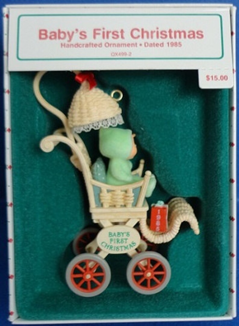 1985 Baby/'s First Christmas Hallmark Retired Ornament