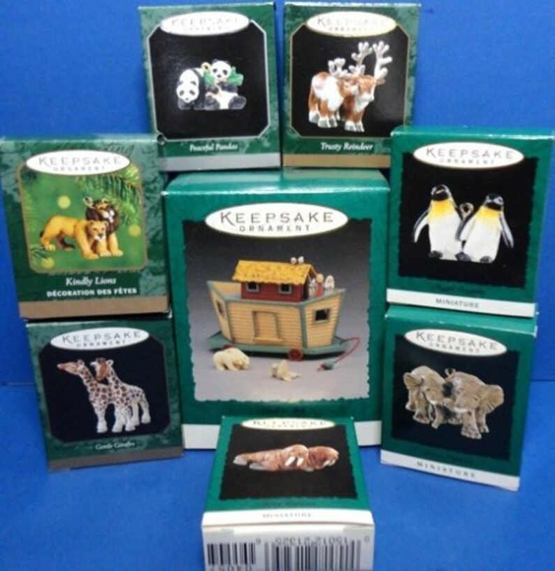 Walruses Noah Ark Collection Hallmark Keepsake Miniature Ornament