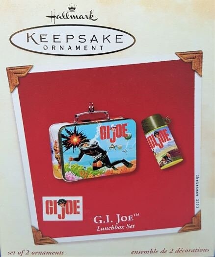 Vintage ARMY LUNCH BOX With Thermos Plastic 1980's GI Joe Ko