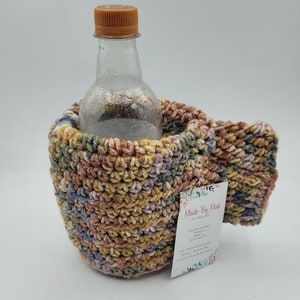Drink Mitt, Beer Mitt, Beer Mitten, Crochet Drink Holder, Can Mitten, Beer Can Holder, Bottle Glove, Bottle Holder, Finished Item.
