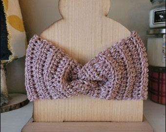 Twist Headband, Earwarmer, Crochet, Hair Accessory, Gift, Handmade, Ready to ship