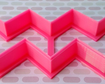Chevron Zig Zag Open Ended Fondant Cutter