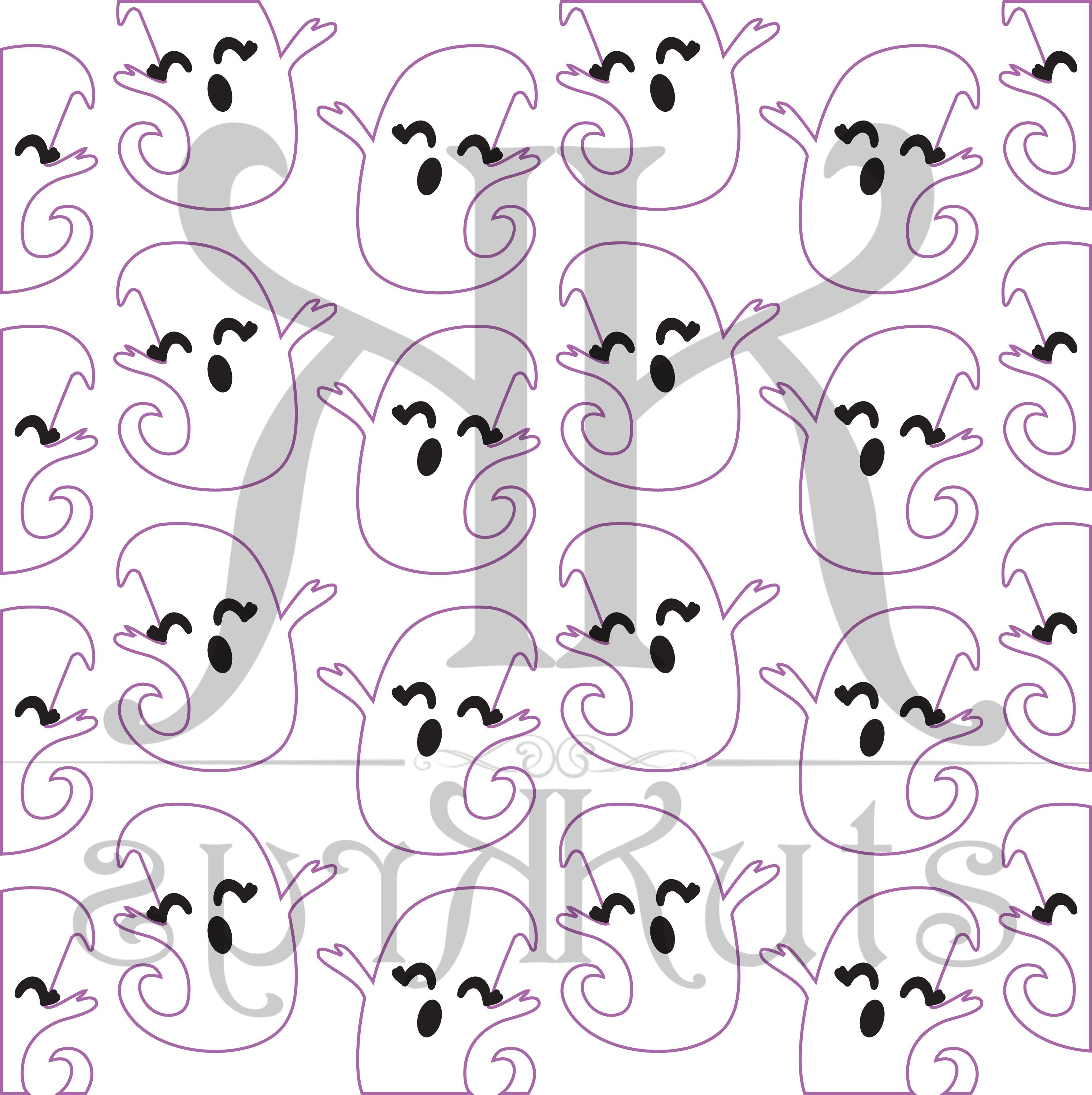Geister 2-teiliges Schablonenset SVG DOWNLOAD