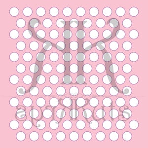 Plantilla de lunares gruesos SVG DESCARGAR